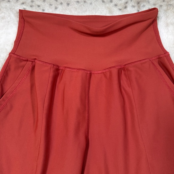 Old Navy High-Waisted Orange Jogger Leggings - Size Small - POCKETS! - Picture 7 of 12